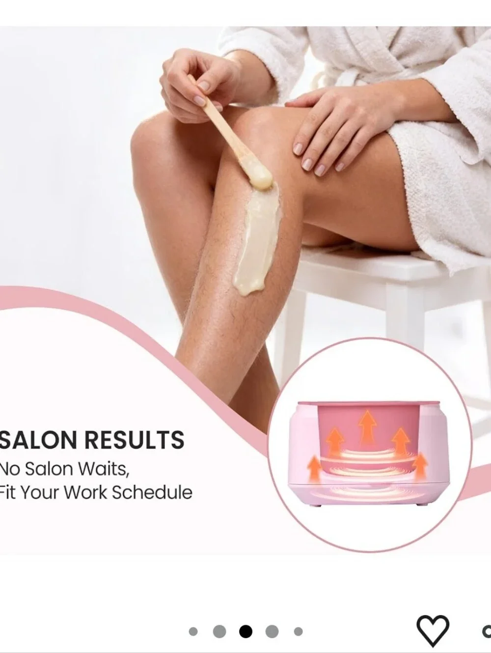 Digital Waxing Warmer For Women, 500ml At Home Waxing Kit